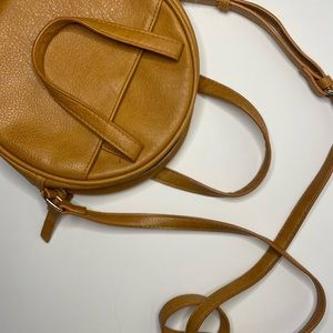 Crossbody Brown Vegan Leather Bag